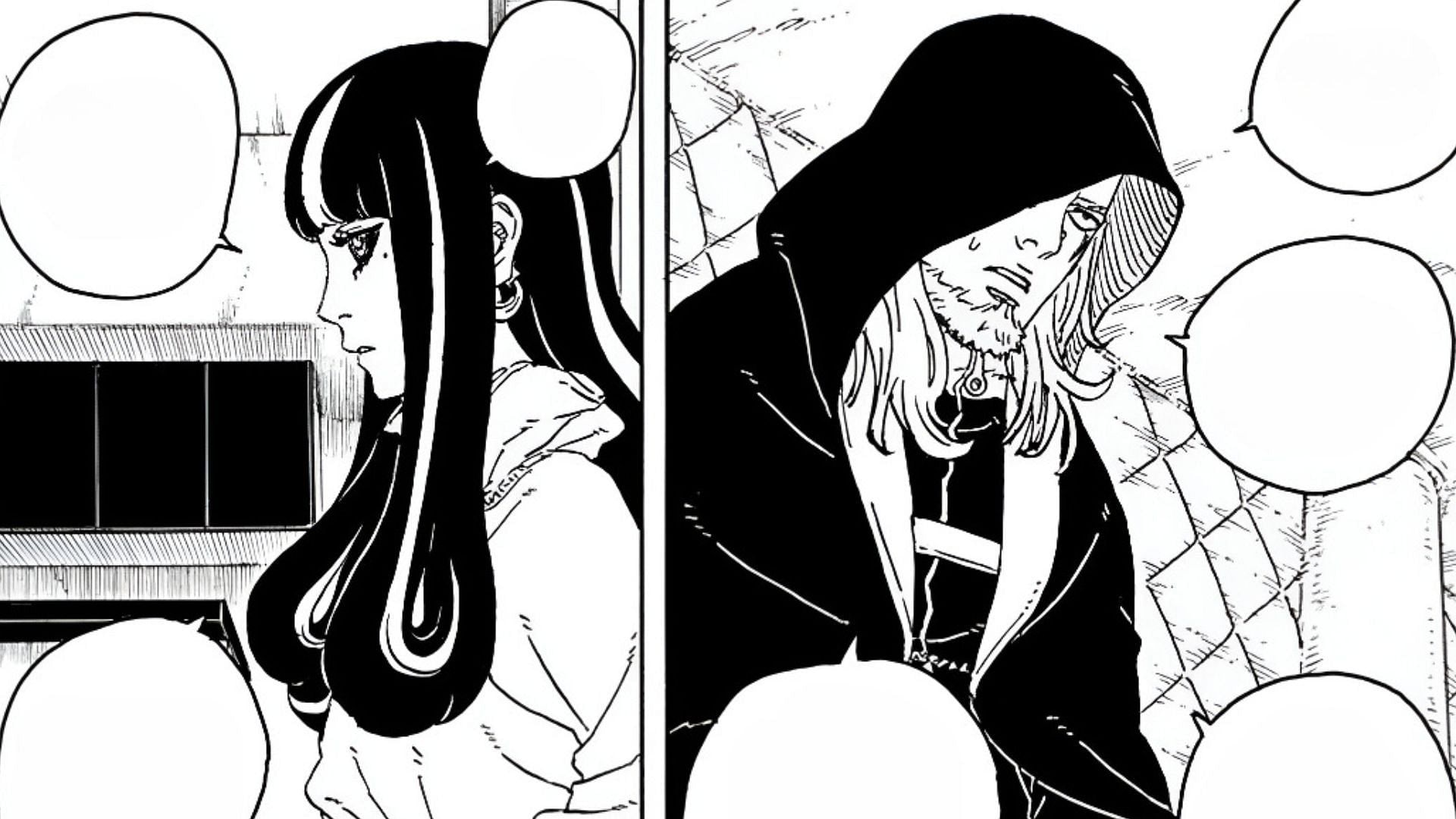 Eida and Kashin Koji as seen in the manga (Image via Shueisha)